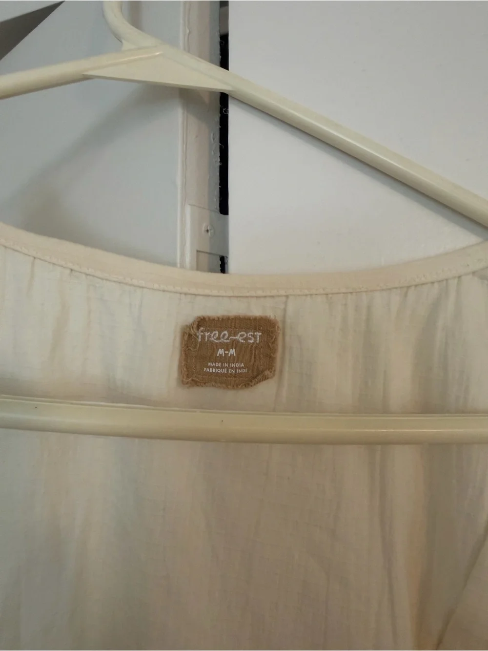 Free People Cream Mini Dress - Picture 3 of 3